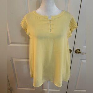 Calvin Klein daffodil colored blouse, Large